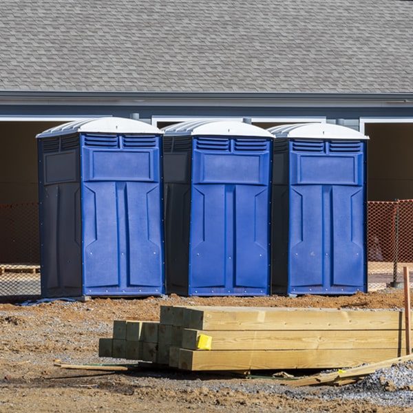 do you offer hand sanitizer dispensers inside the portable toilets in Ether NC